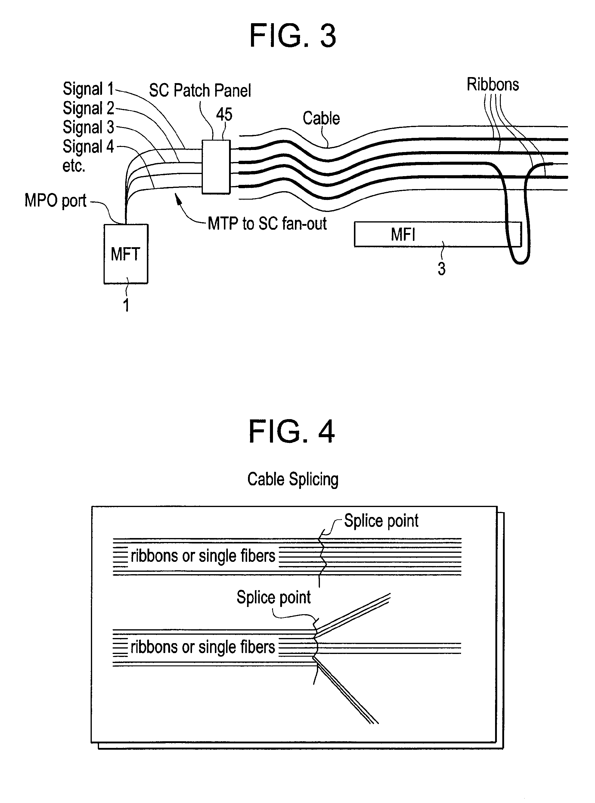 Method for detecting fiber optic fibers and ribbons