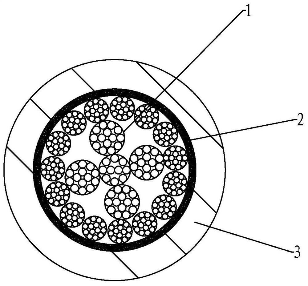 Novel automobile silicone rubber cable and manufacturing method