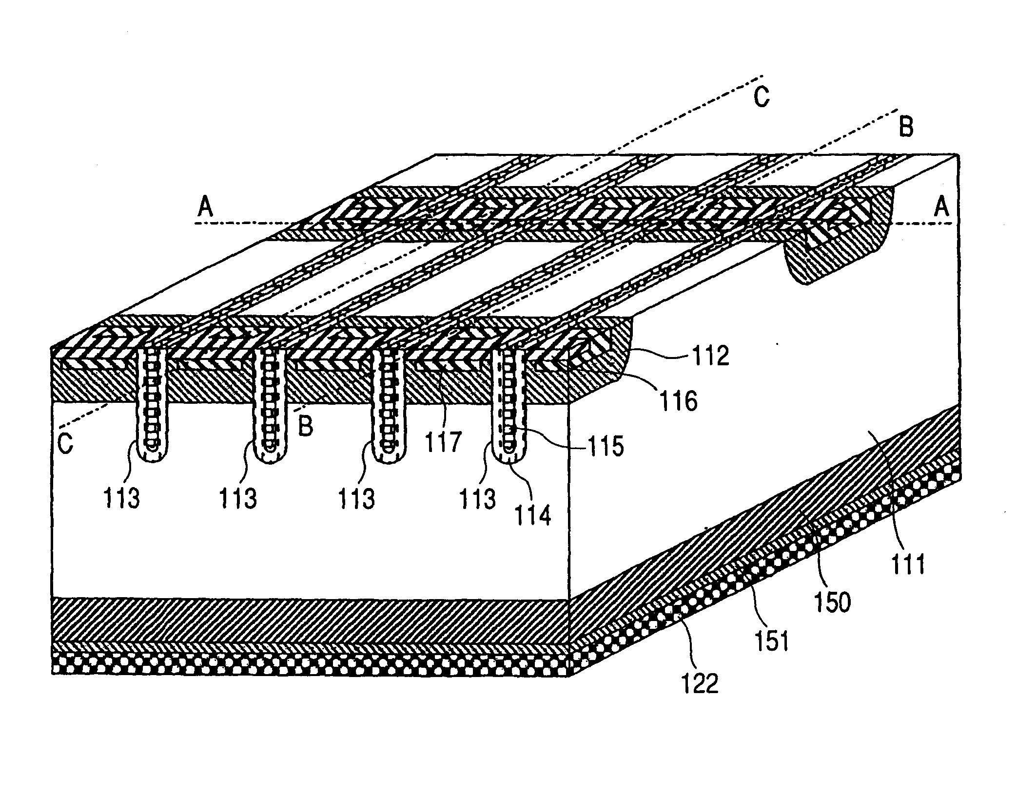 Vertical and trench type insulated gate mos semiconductor device