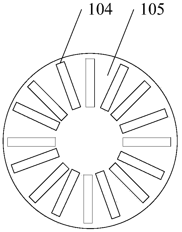 Automatic heat dissipation straight axial flow fan