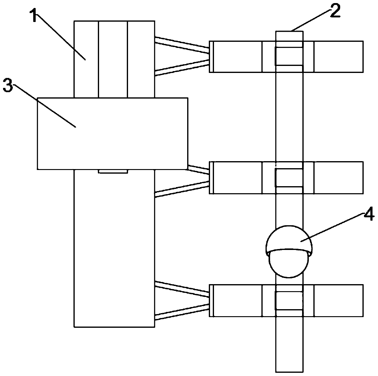 Camera rotation mechanism and control method of a solar infrared sensor camera