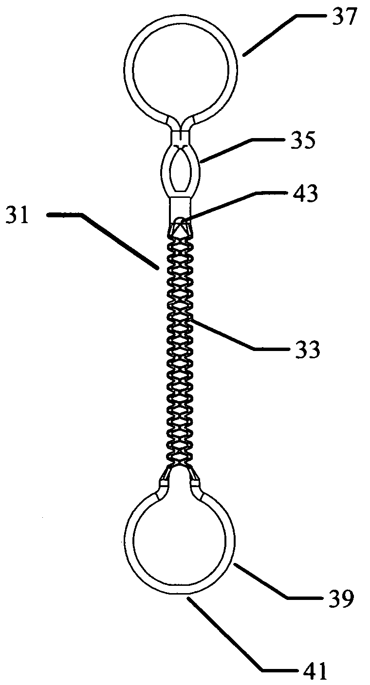 Flyline connecting device