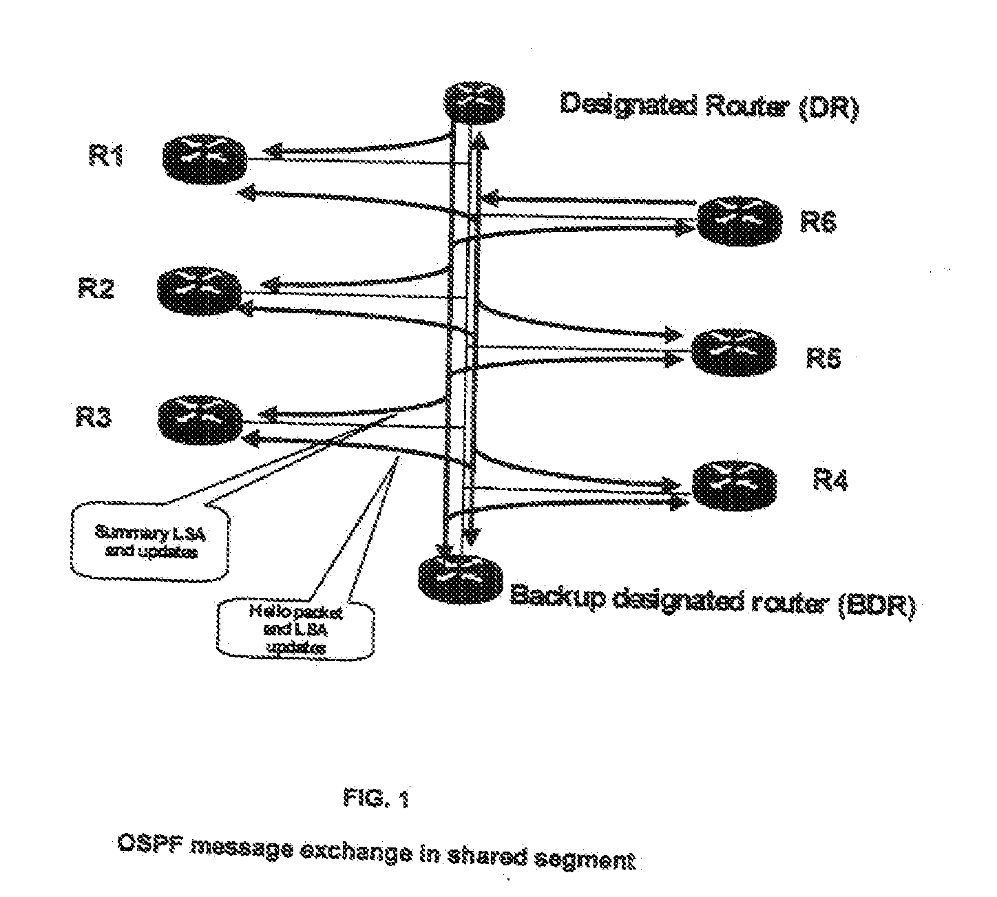 System and method for nodes communicating in a shared network segment