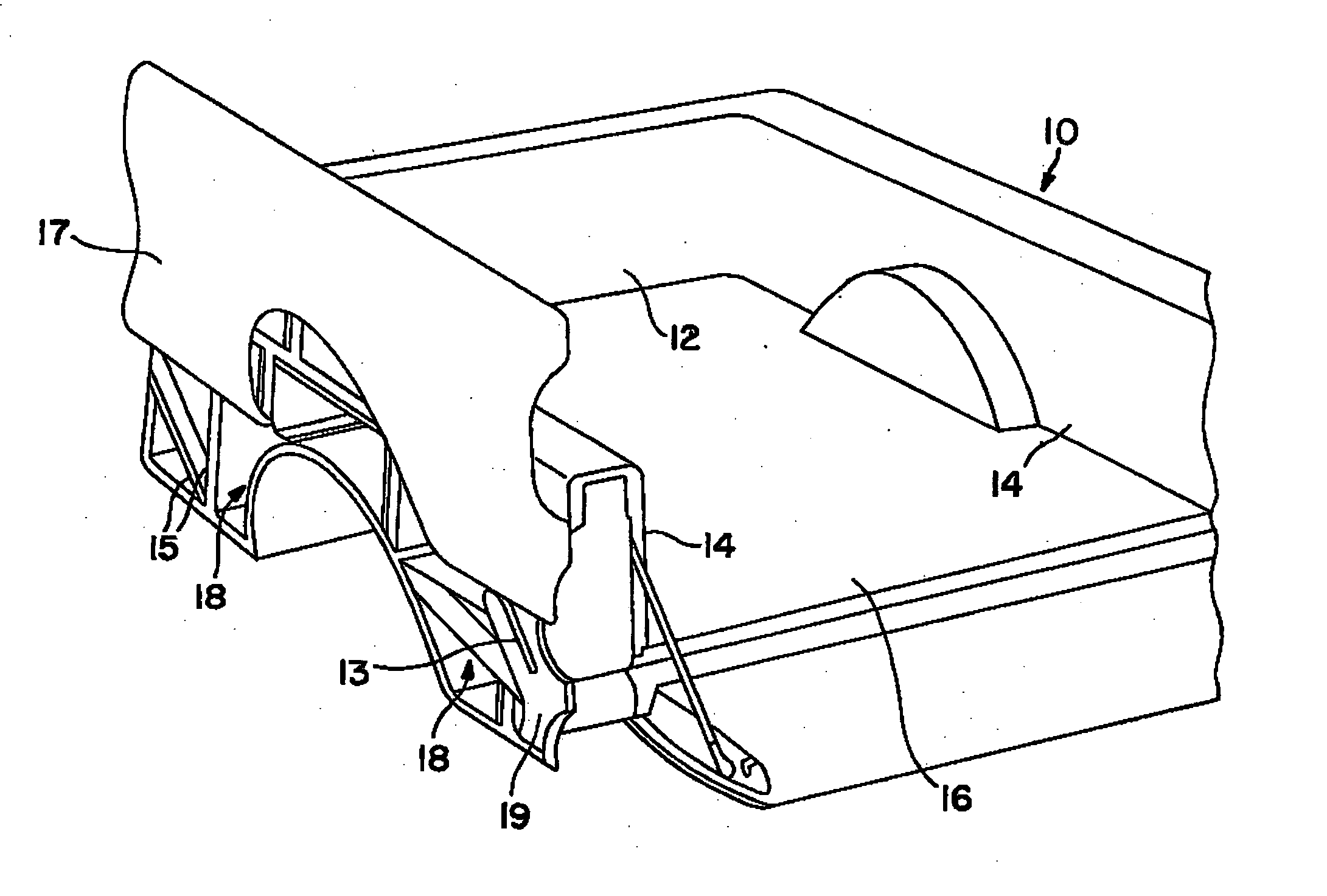 Vehicle side storage box