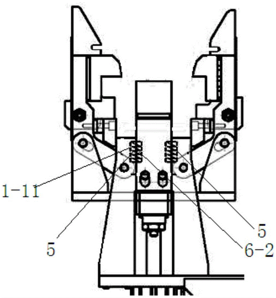 Automobile B-pillar positioning and clamping mechanism