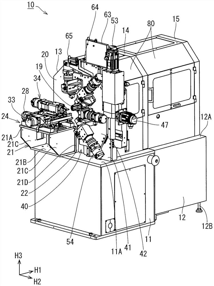 Wire forming machine