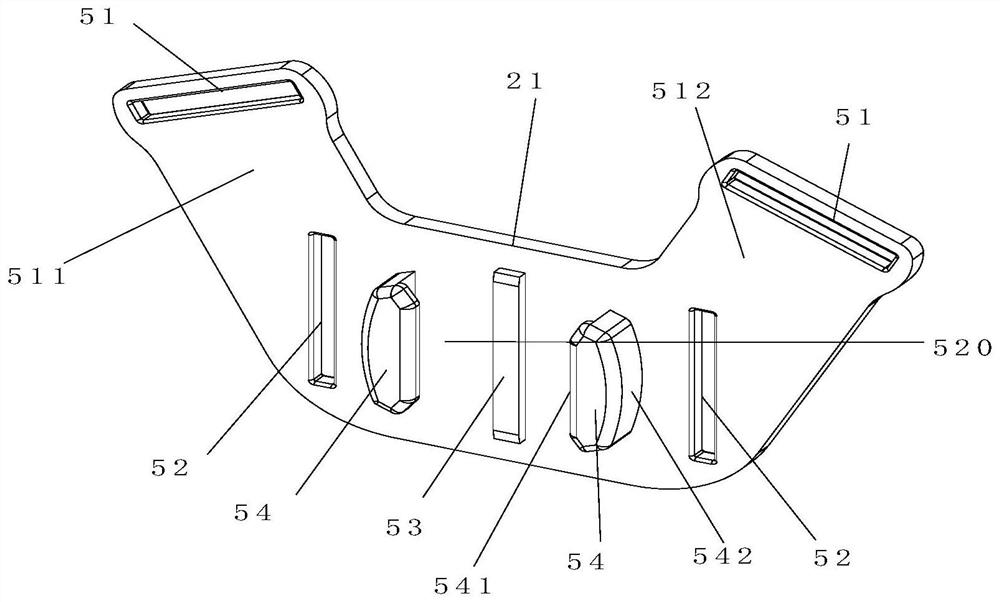 Shadowless lamp assembly suitable for lithotomy position deep gap surgery