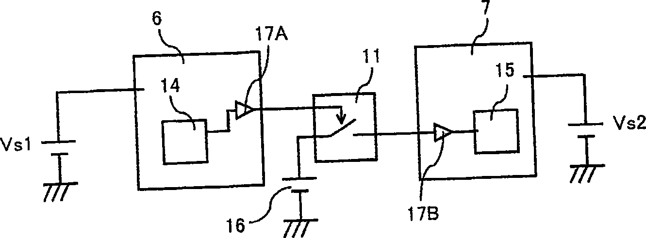 Serial parallel structure electric power transformation device