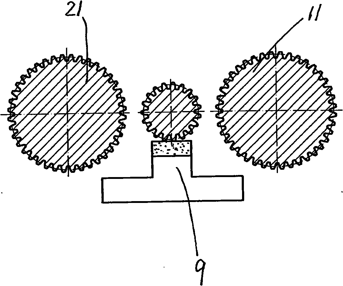 Method for processing camshaft spline of automotive brake and device therefor