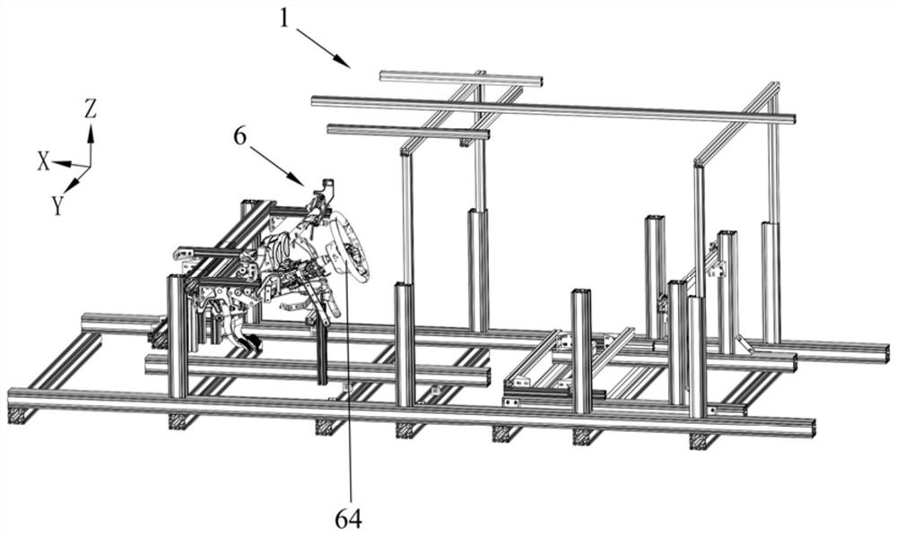 Verification platform of automobile man-machine arrangement scheme and building method of verification platform