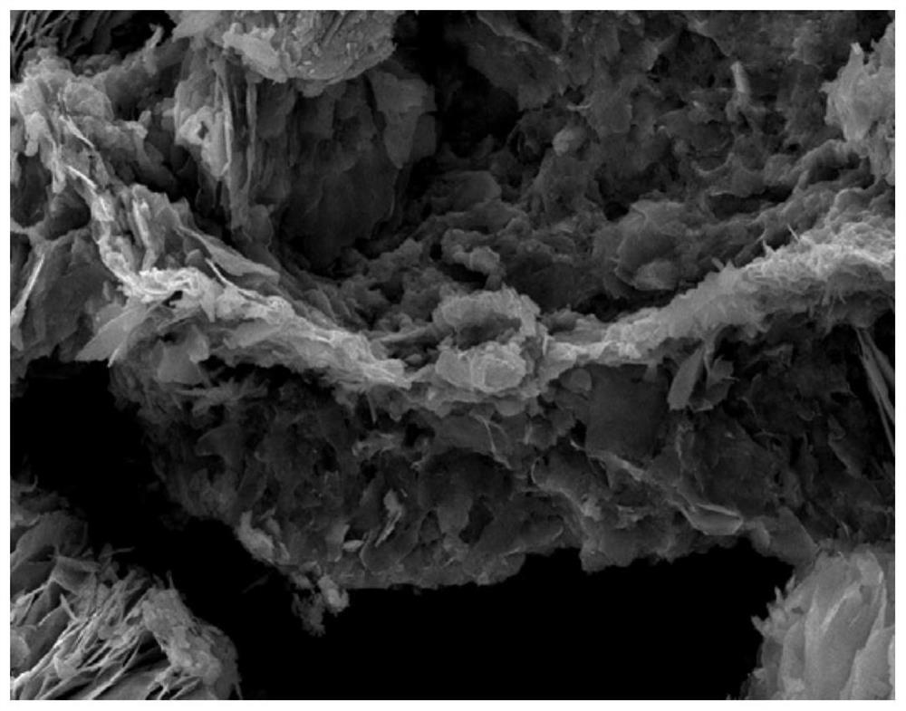 Layered double hydroxide/graphene nano composite gas sensitive material and preparation method thereof, and application in detection of nitrogen dioxide