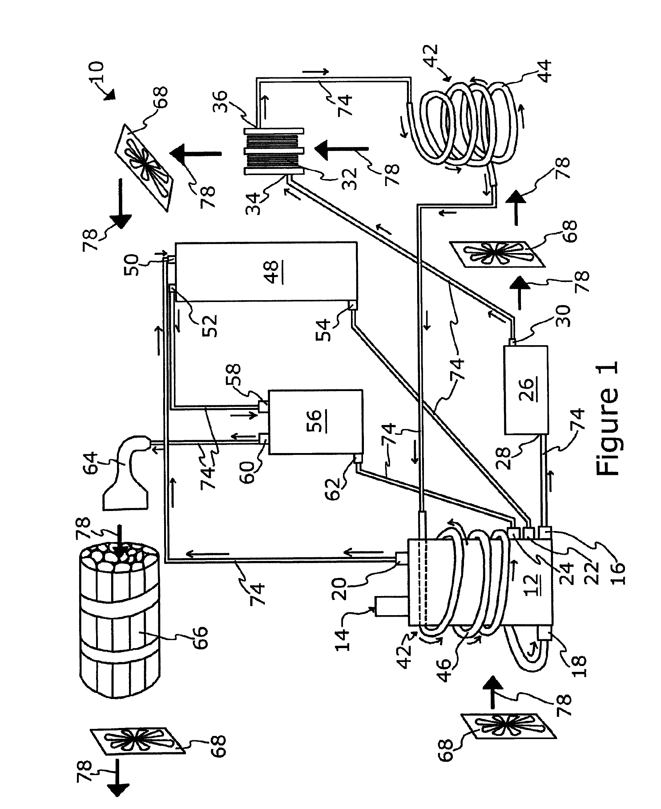 Home heating system utilizing electrolysis of water