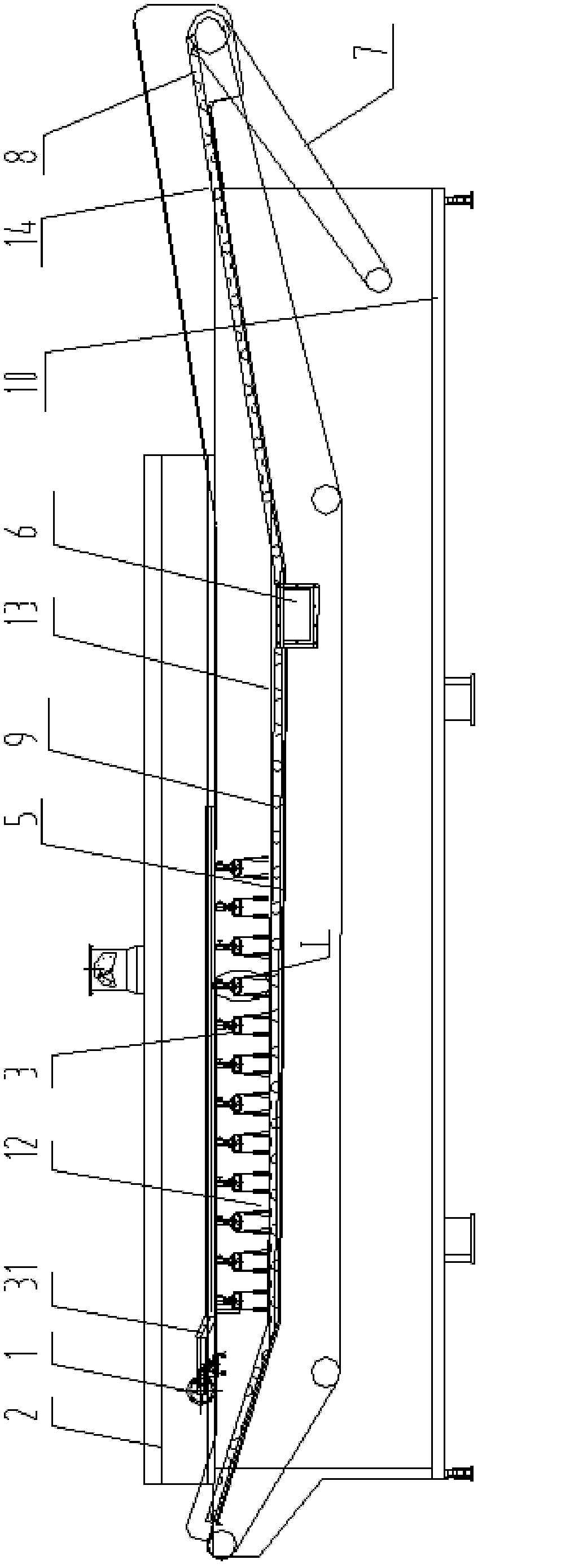 Continuous sugar soaking machine