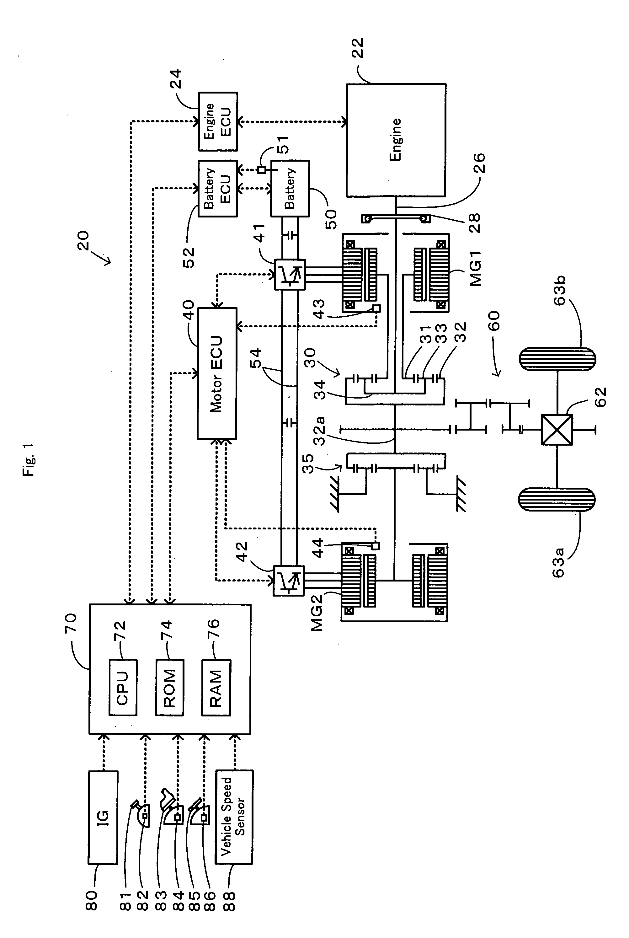 Hybrid Vehicle and Control Method Thereof