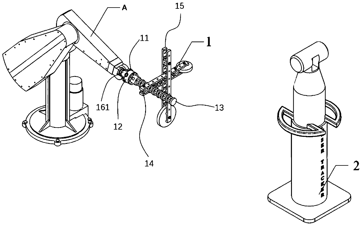 Industrial robot six-dimension rigidity error compensation system and compensation method thereof