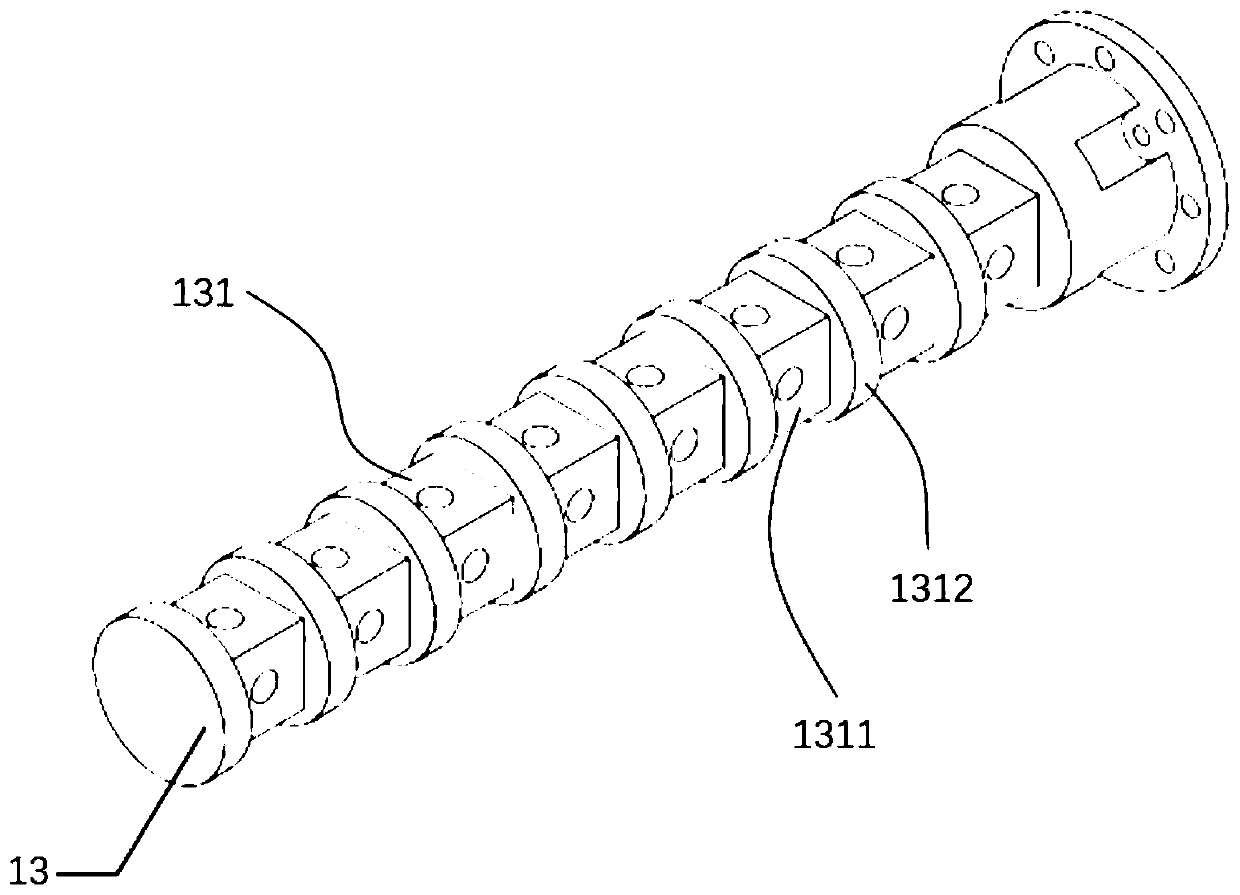 Industrial robot six-dimension rigidity error compensation system and compensation method thereof