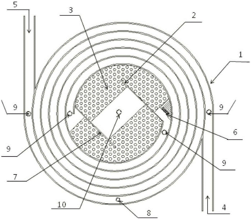 Plasma combustion-supporting Swiss roll combustor