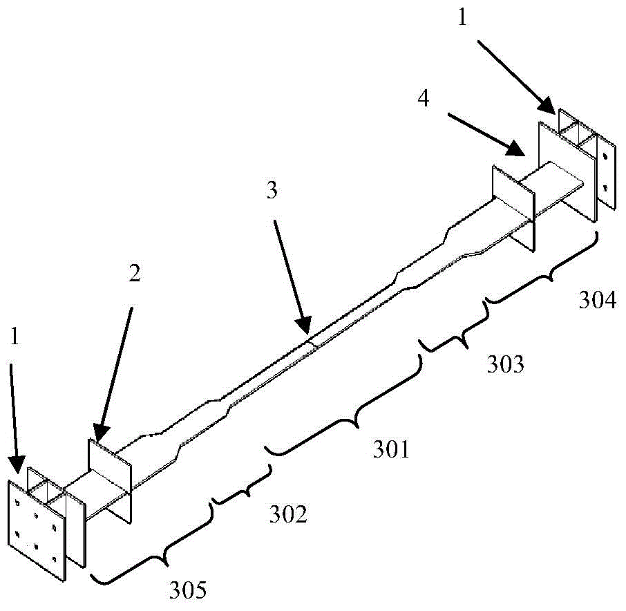 Spring type self-reset anti-buckling supporting device