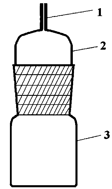 Method for estimating safe storage life of three-base propellant in stacked storage