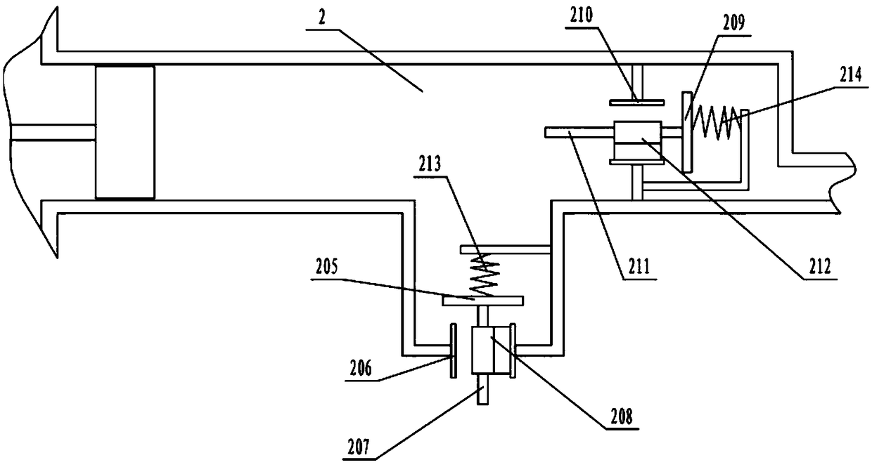 A quick reset device for a large piston of a high-pressure water pump