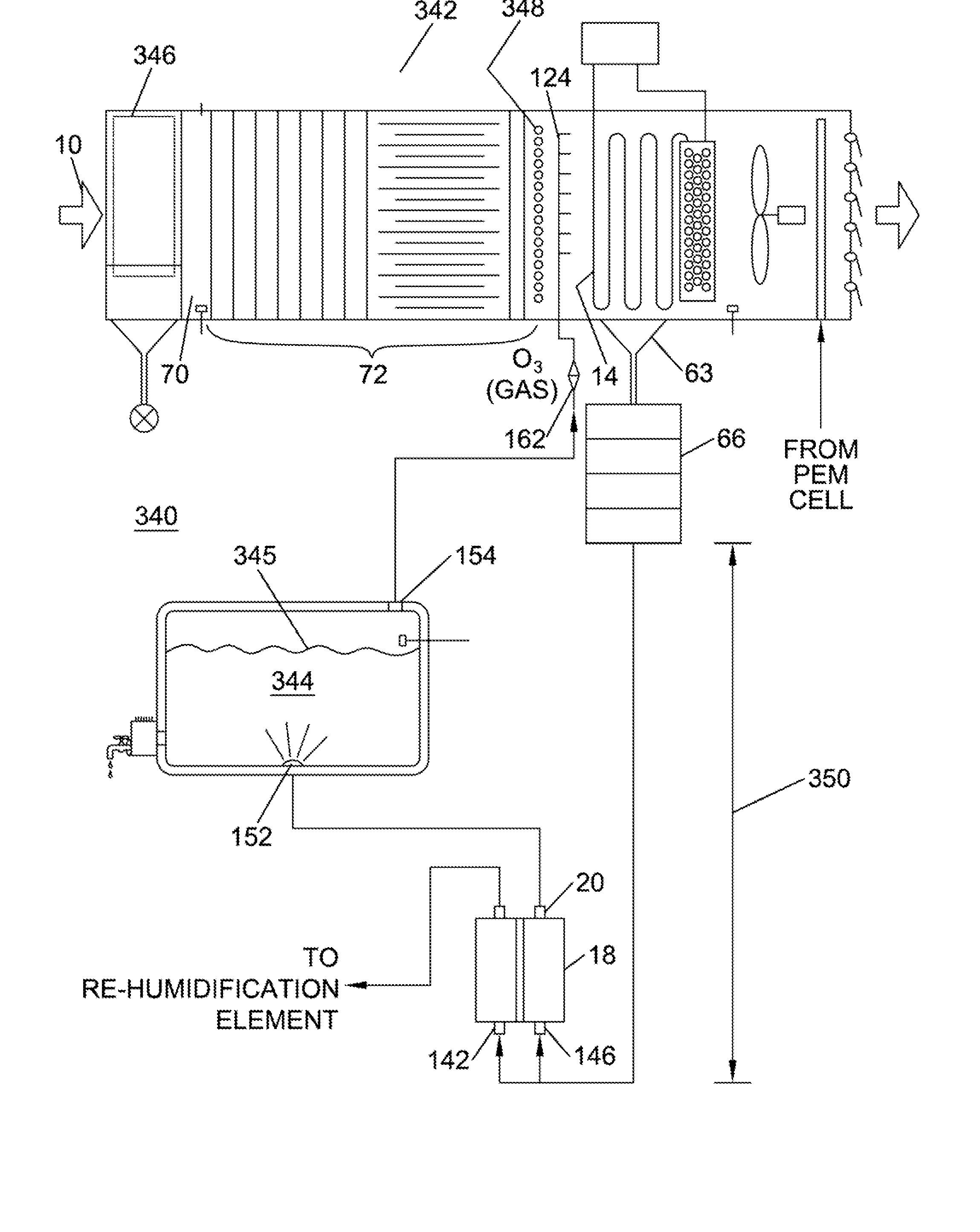 Apparatus and Method For Generating Water From an Air Stream