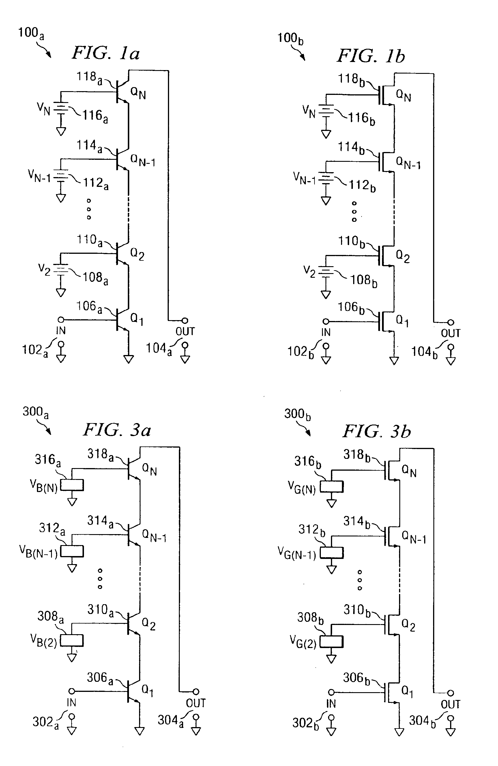 Multi-cascode transistors