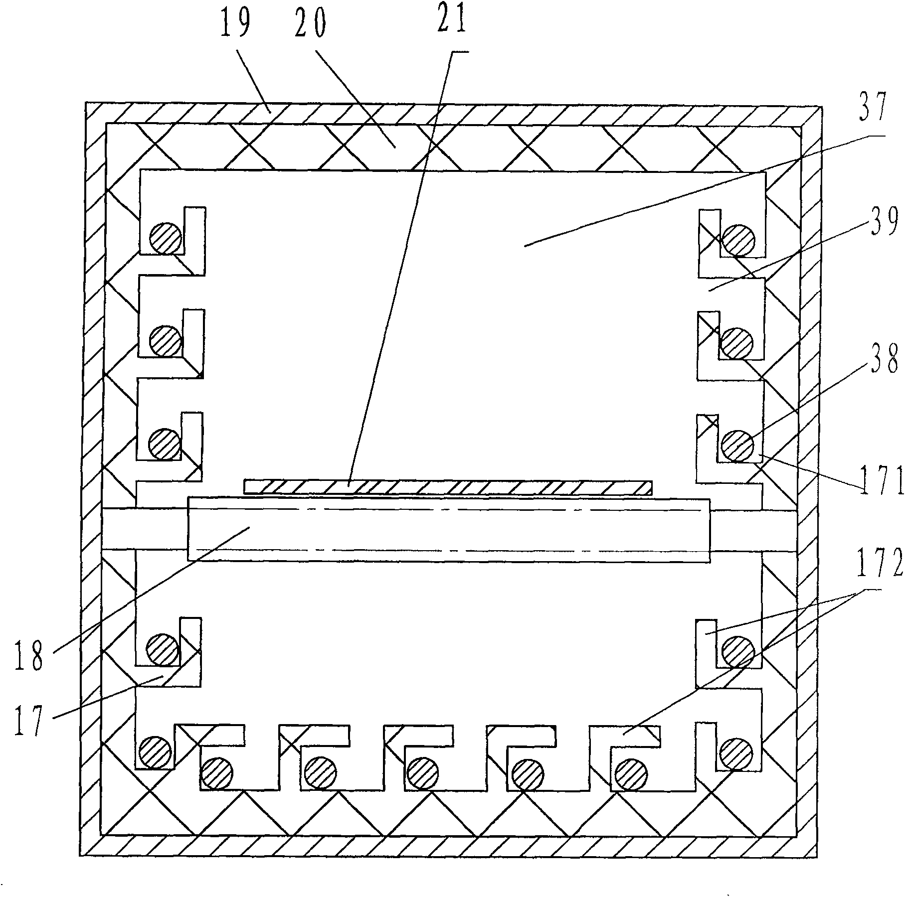 Horizontal continuous unmuffled light annealing equipment of stainless steel band