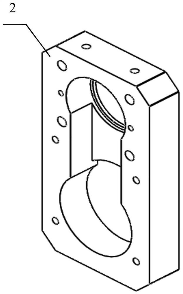 A device for pumping and breaking chips of non-metallic materials