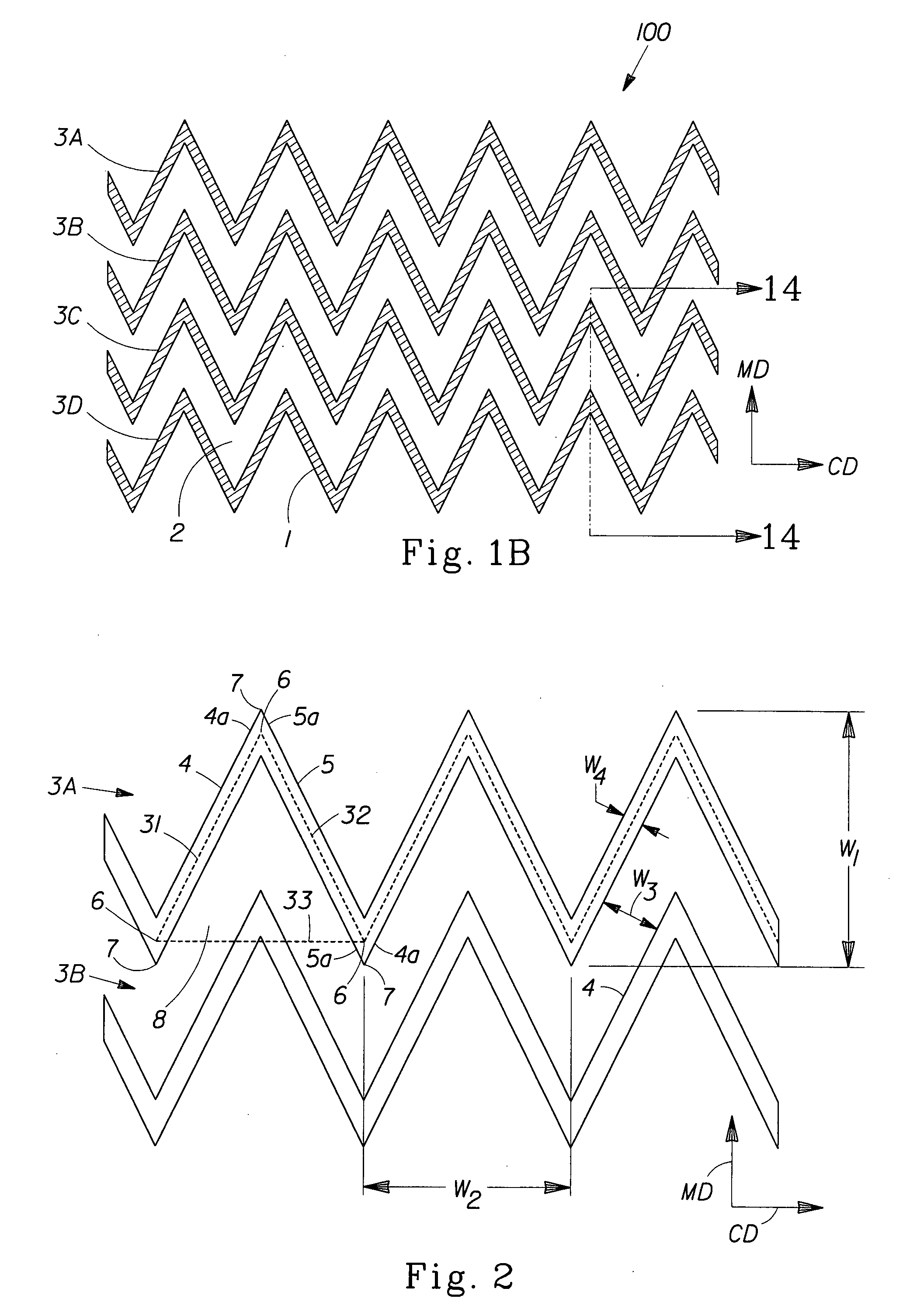 Nonwoven fabric for a female component of a fastening system