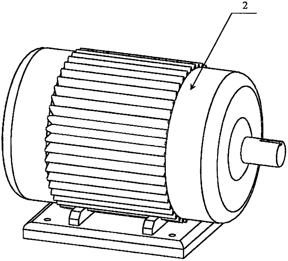 Noise simulator of an automobile morphology measurement system of four-direction driving radial air duct