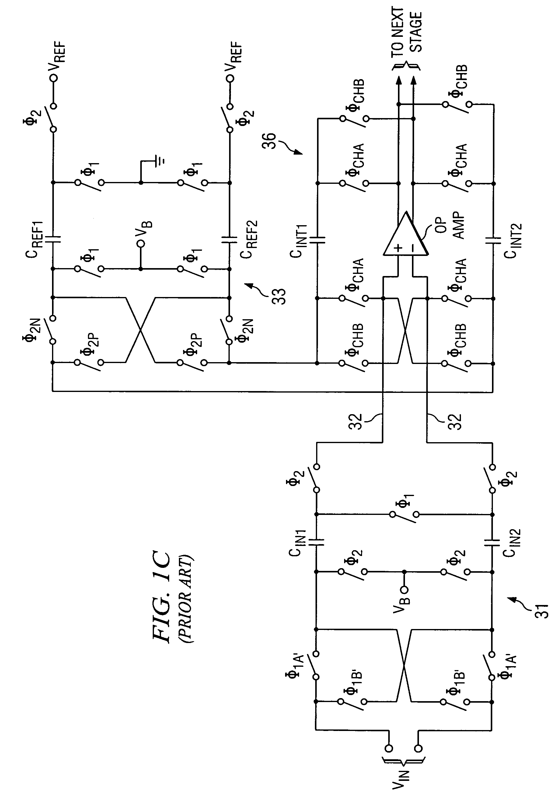 Oversampling analog-to-digital converter and method with reduced chopping residue noise