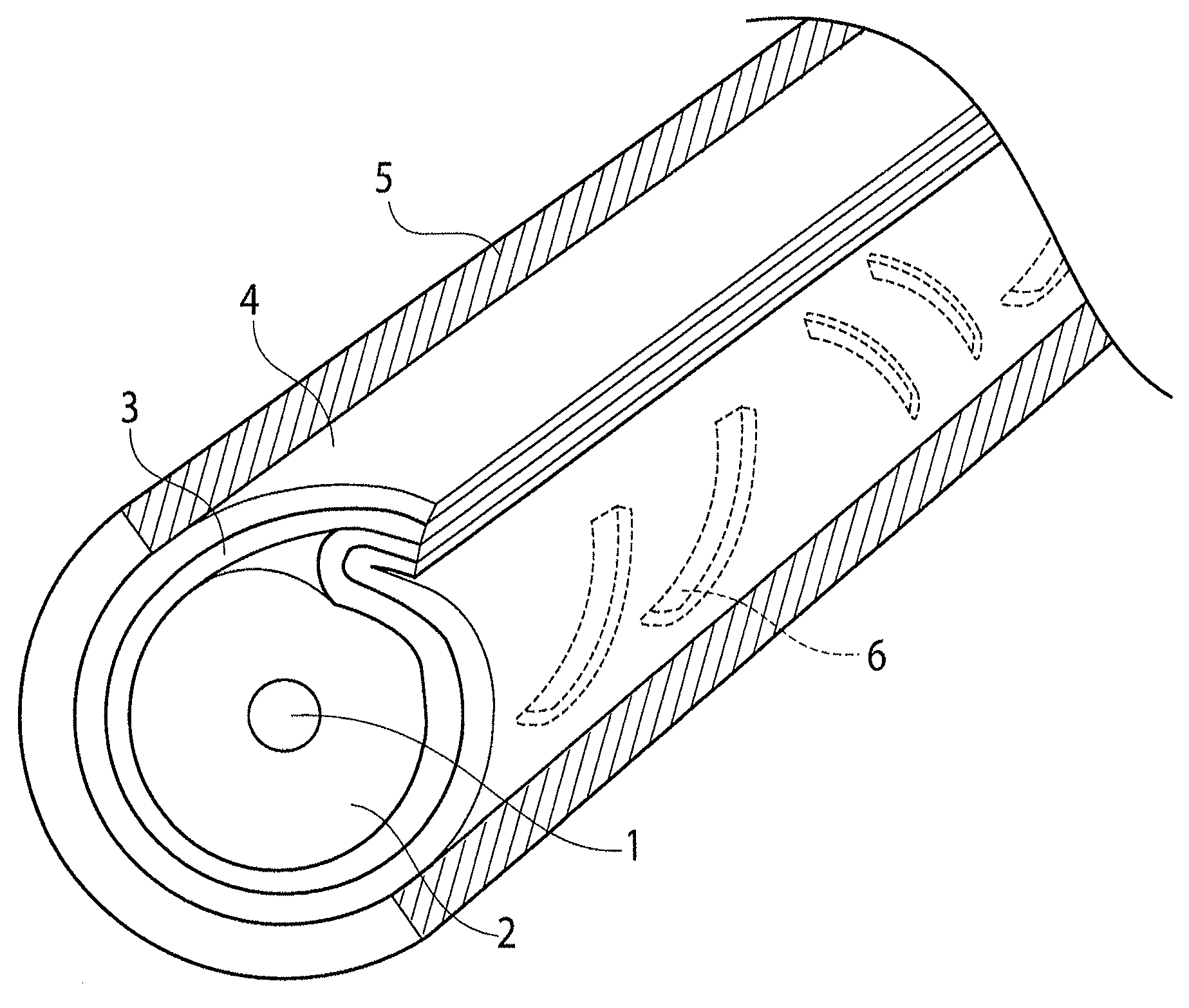 Leaky coaxial cable