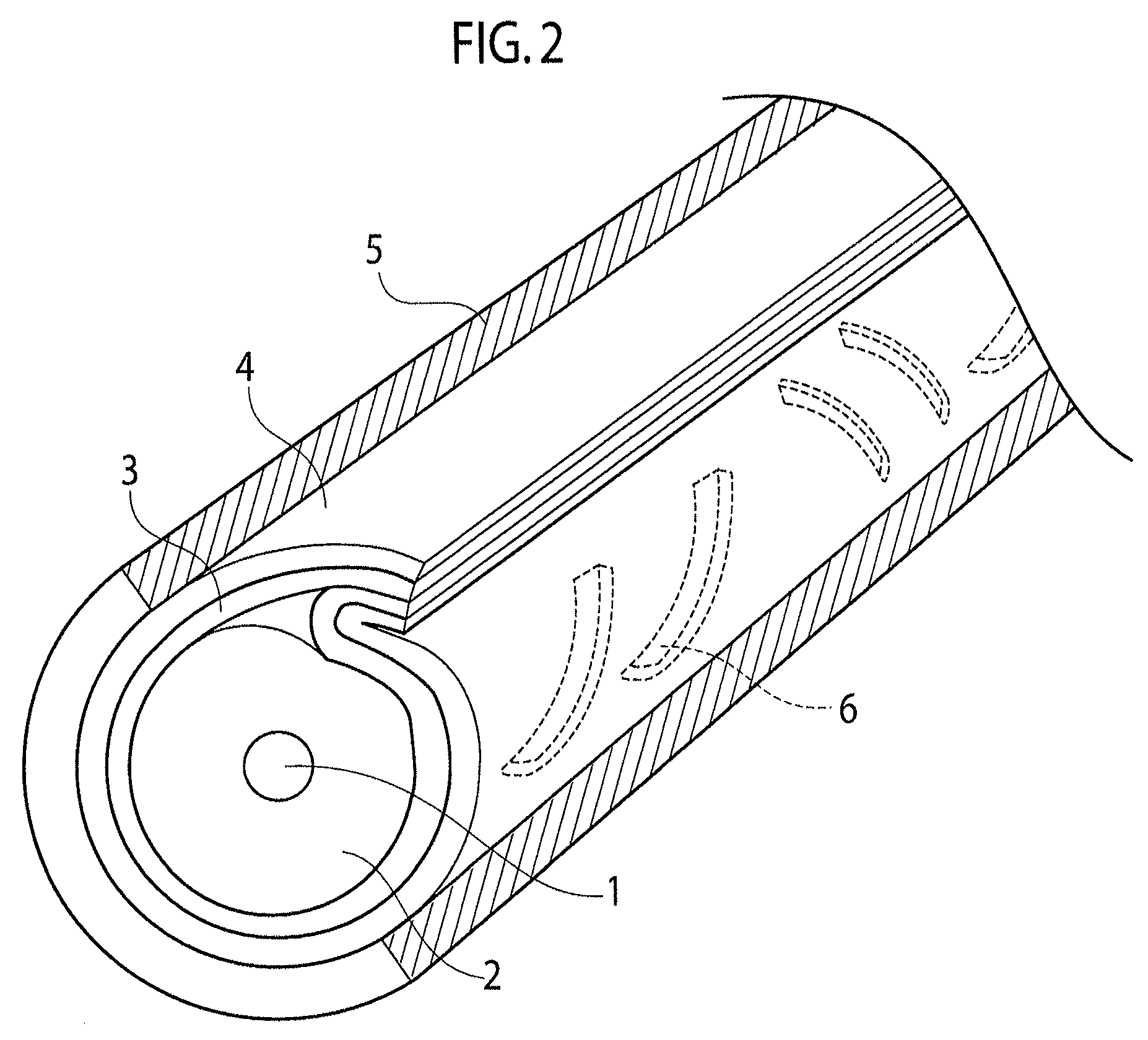 Leaky coaxial cable