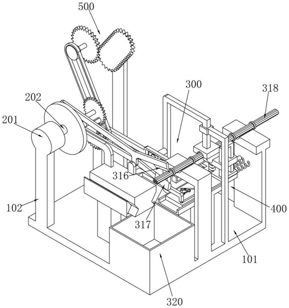 Automatic steel bar cutting device