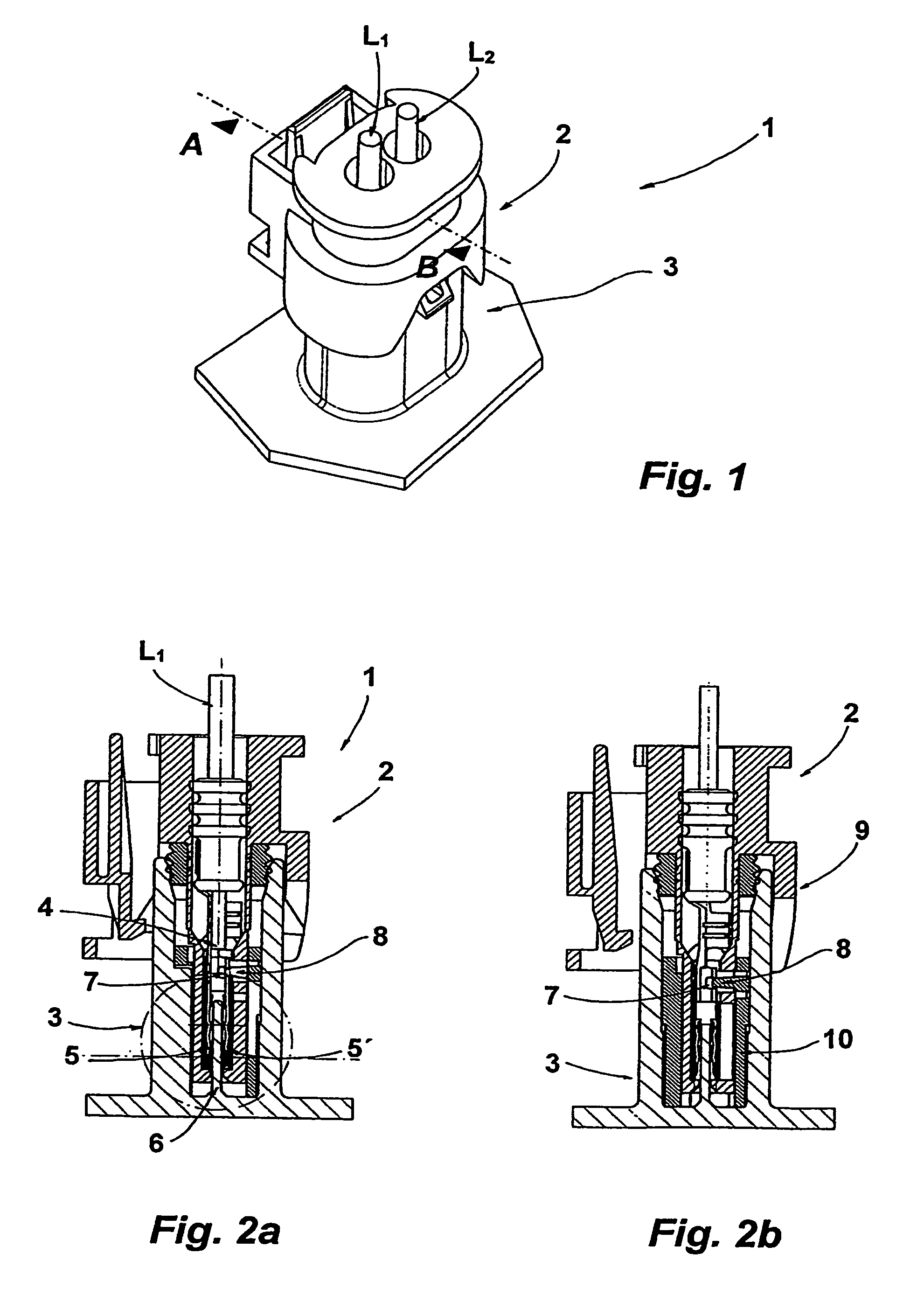 Zero insertion force electrical connector piece
