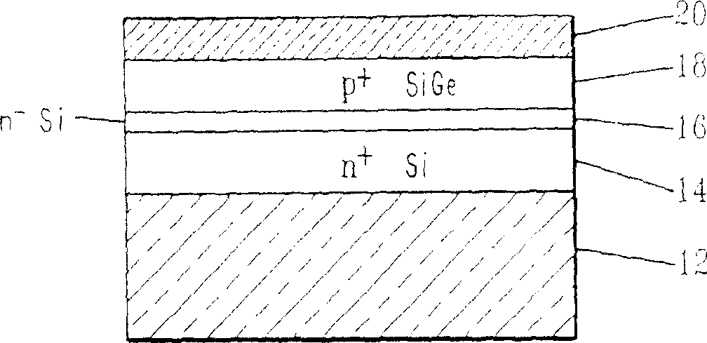 Silicon/germanium-silicon vertical nodded type field effect transistor