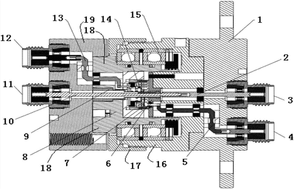 Dual-channel coaxial rotary joint