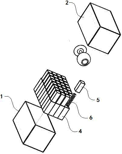 A courier box with the function of anti-compressive and shock-absorbing