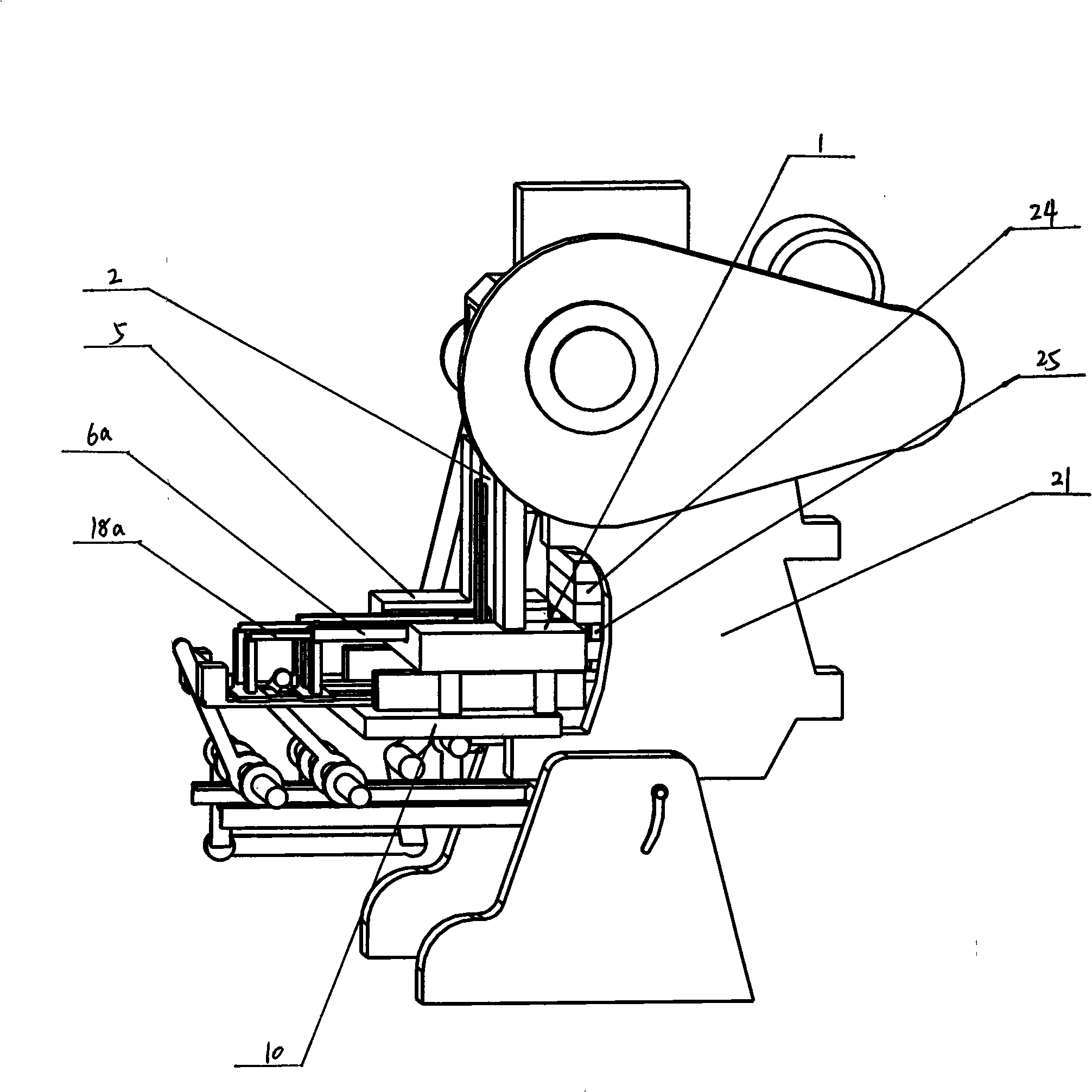 Separated splint conveying apparatus for bamboo splints