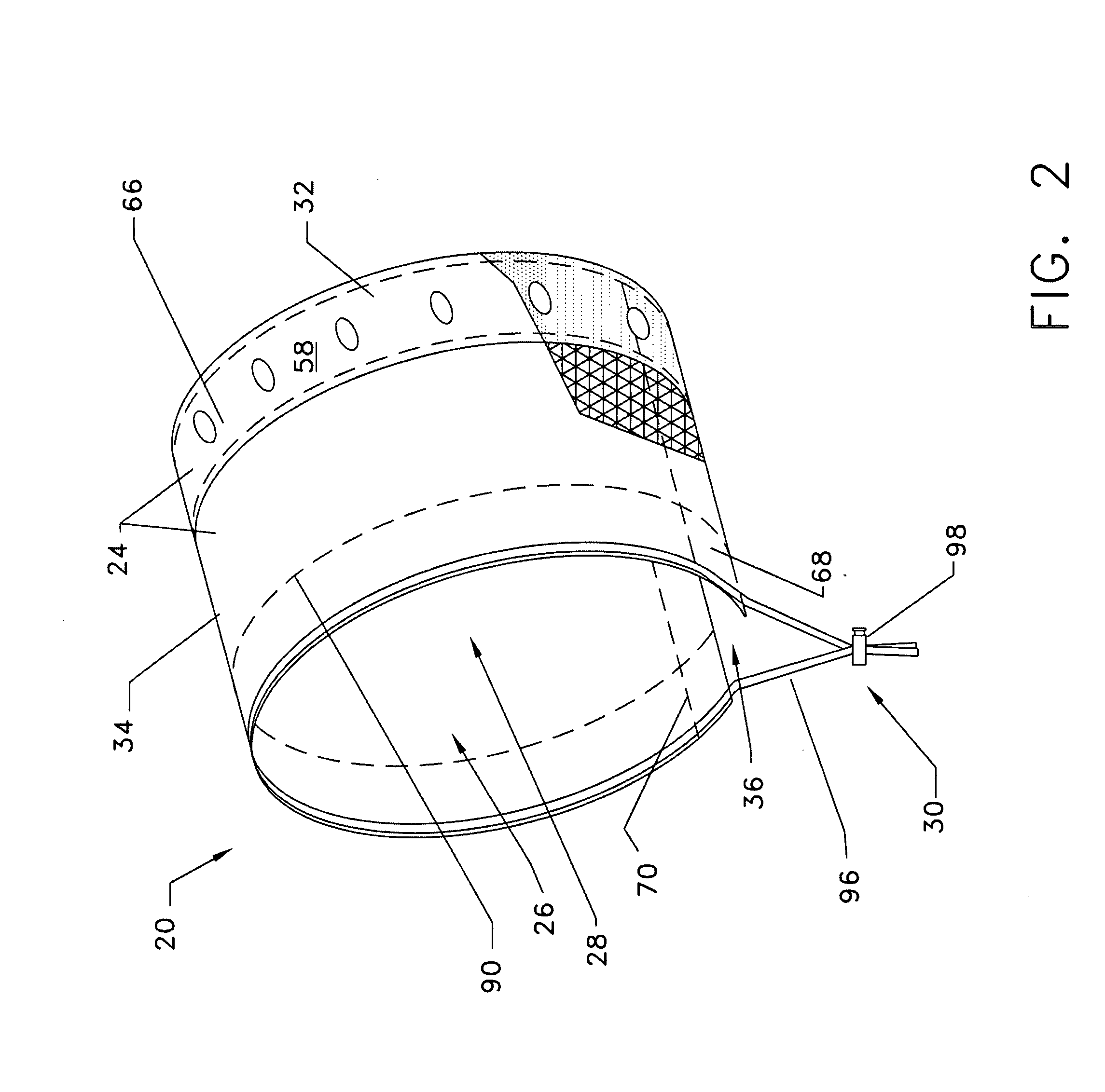 Cover for the head of a foaming brush