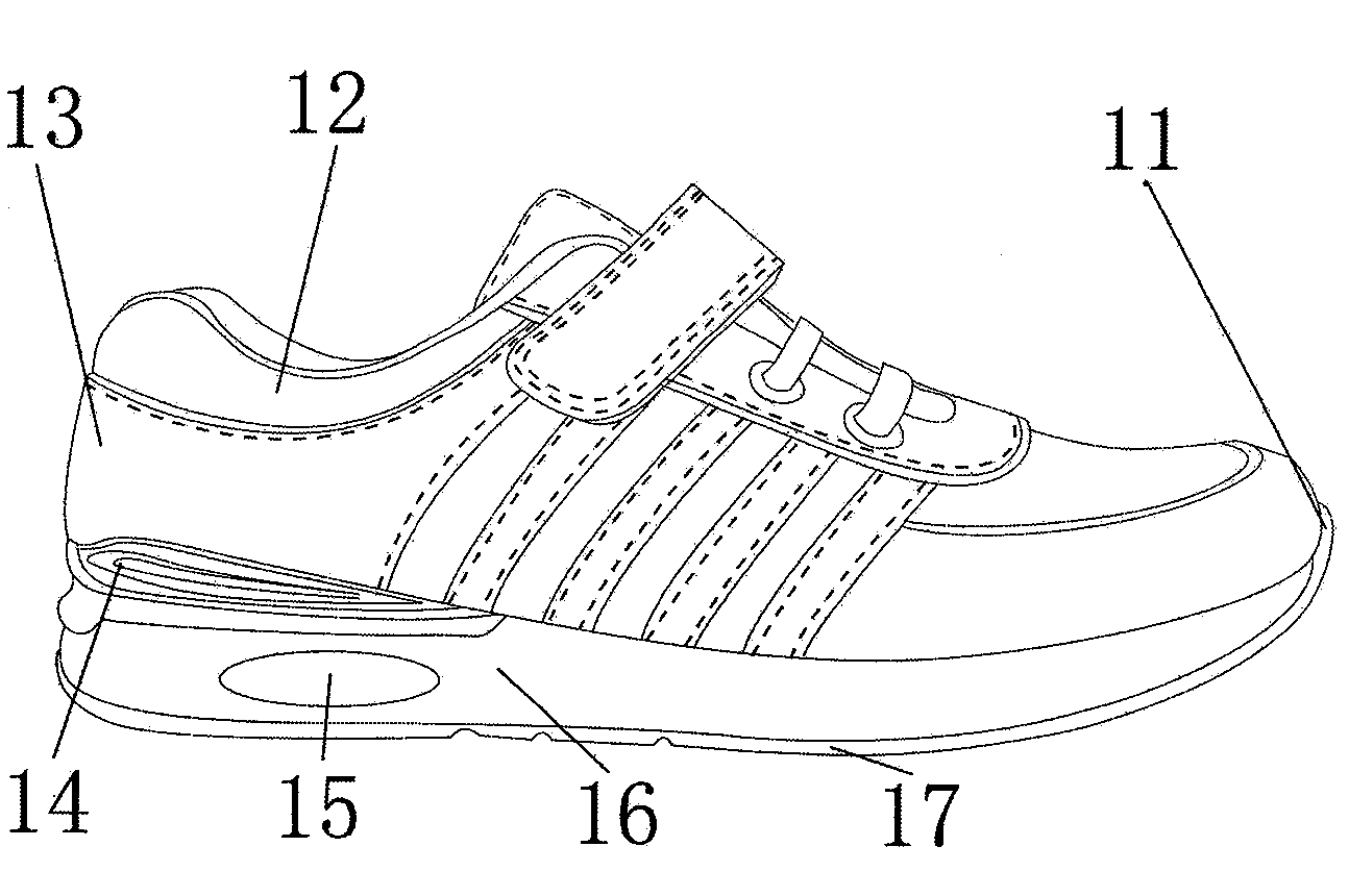 Student shoes with protection function