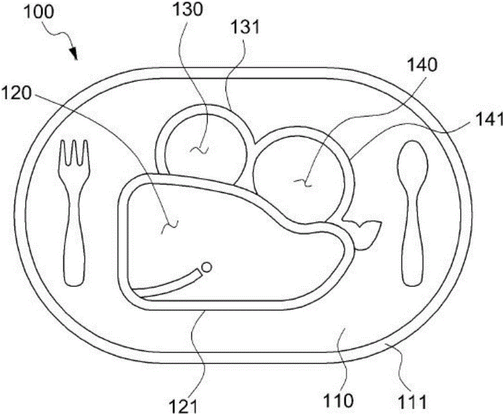 Food tray for infant
