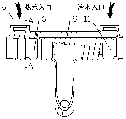 Cold-contact constant-temperature spigot