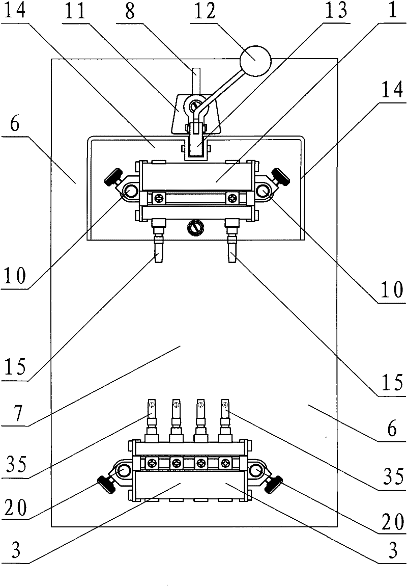 Single-phase electric energy meter multi-function meter connection device