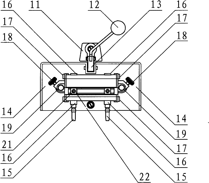 Single-phase electric energy meter multi-function meter connection device