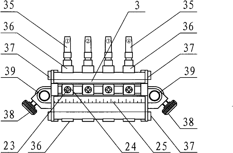 Single-phase electric energy meter multi-function meter connection device