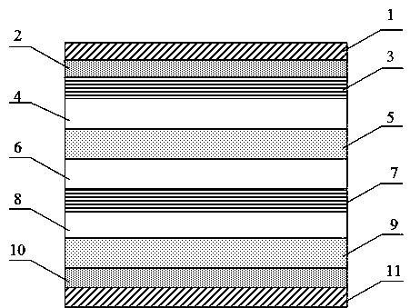 Electromagnetic-shielding light window with double-layer metal mesh grid with graphene mesh interlayer