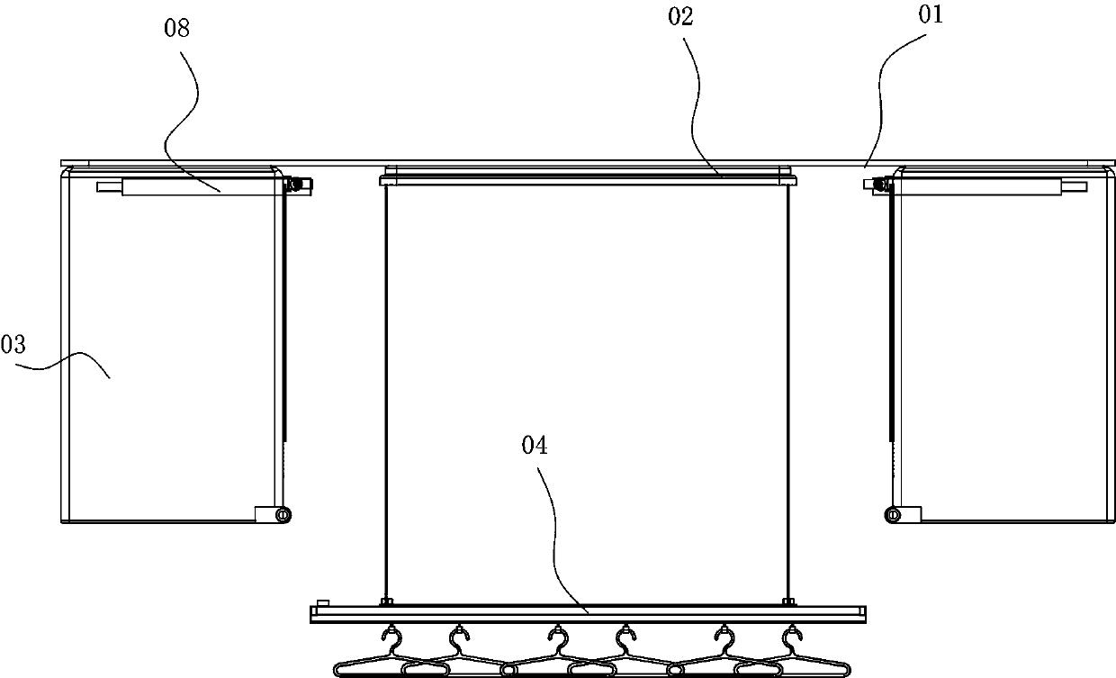 Double-box drying, ironing and caring integrated air drying machine