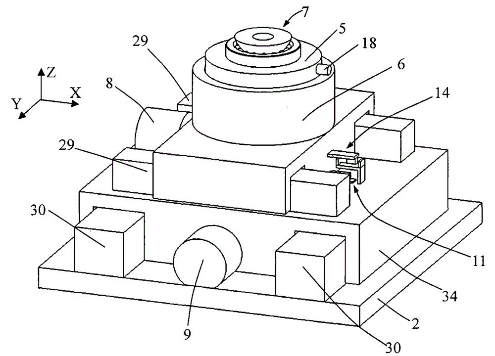 Electromagnetic damping vibration isolator of double-layer air-flotation orthogonal decoupling and rolling knuckle bearing angle decoupling