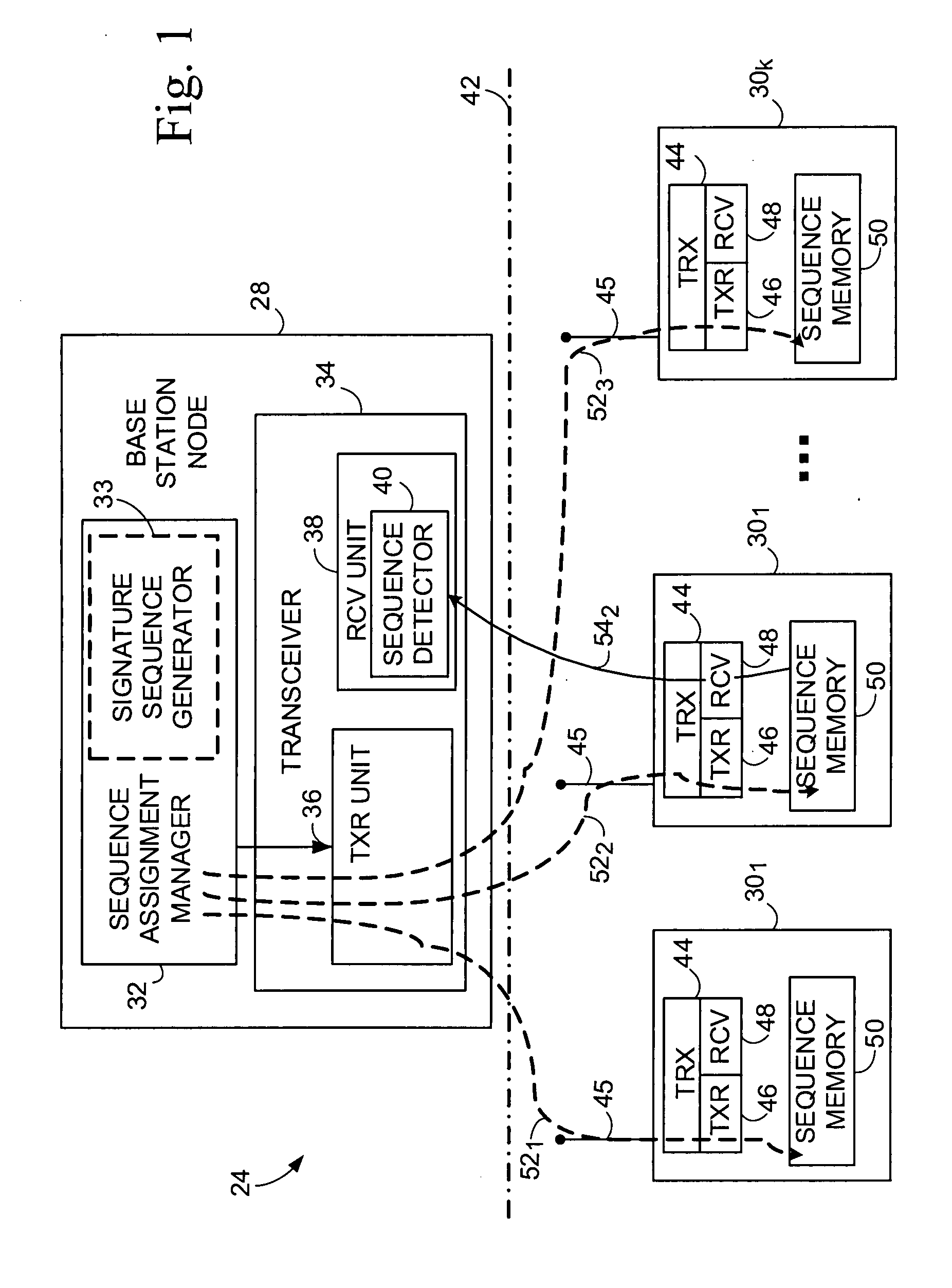 Novel signature sequences and methods for time-frequency selective channel